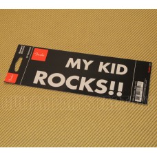 910-0330-806 Fender Guitar MY KID ROCKS Sticker 9100330806