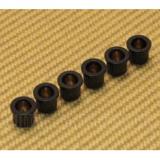 AP-0087-003 Set of 6 Black Body String Ferrules For Guitar