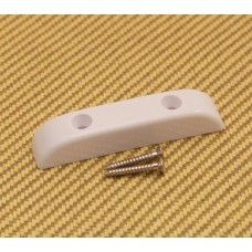 AP-0621-025 White Plastic Standard Fender Style Bass Thumbrest