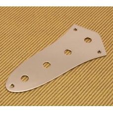 AP-0640-001 Nickel Jazz Bass Control Plate For USA Full Size Pots