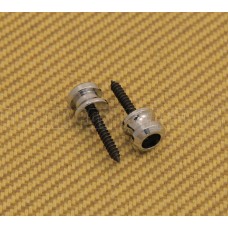 AP-0683-010 (2) Chrome Schaller Buttons & Screws for Strap Locks