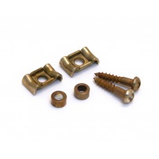 AP-0723-007 Aged Nickel Gotoh Guitar Vintage Style String Guides Kit Strat Tele