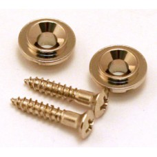AP-0730-001 (2) Nickel Vintage Style Round Guitar String Guides/Trees for Tele
