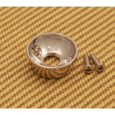 AP-5270-001 Electrosocket Retrofit Round Nickel Jack Plate For Fender Tele 