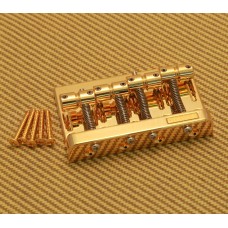 BB-0356-002 Gotoh 201 Series 4-String Gold Bass Bridge