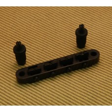 BB-3413-003 Black Vintage Style 4-string Bass Tunematic T-O-M Tailpiece