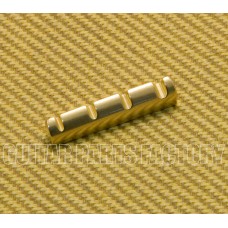 BN-N3CR-B 43mm Slotted Polished Brass 4-String Bass Nut