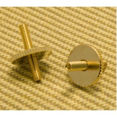 BP-2393-002 Gold Metric ABR Tune-o-matic Style Bridge Studs w/Thumbwheels