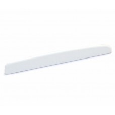 BS-0208-025-1) Plastic Saddle for Acoustic Guitar 2-13/16" x 3/32" x 3/8"
