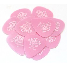DDLP-DEL46 Dunlop USA Baby Pink 46mm Guitar Picks Thin Polymer Delrin