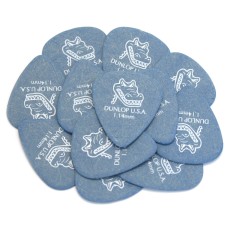 417P DUNLOP GATOR GRIP Blue 1.14mm GUITAR PICKS