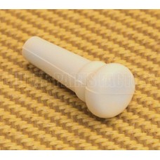 EP-004-WH White Plastic End Pin for Acoustic Guitar Strap Button