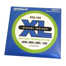 EXL165 D'Addario XL Bass Strings Guage .045-.105