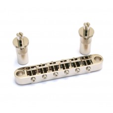 GB-0525-001 Gotoh Nickel Big Hole Tune-O-Matic Style Guitar Bridge