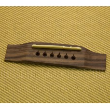 GB-0859-J24 Rosewood Gibson Style Belly Up Reverse Acoustic Guitar Bridge