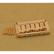 SB-5115-002 Gotoh Gold Hardtail Strat Guitar Bridge