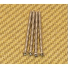 GS-3312-001 (4) Nickel Mounting Screws for Gibson P-90 Soapbar Pickup 