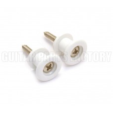 GSP-W Grover Plastic White Strap Buttons