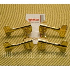 M4-GOLD Schaller Gold 2+2 Bass Tuner Machine Head Set