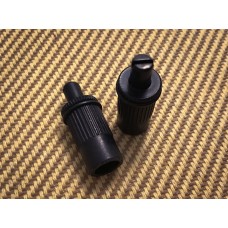 MB003-B Black TOM Metric Guitar Bridge Studs with 12mm Body Inserts 