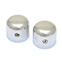 MK-3150-010 (2) Gotoh Chrome Short Dome Guitar/Bass Knobs for 6mm Split Shaft MK-3150-010 (2) Gotoh Chrome Short Dome Guitar/Bass Knobs for 6mm Split Shaft