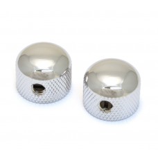 MK-3315-010 (2) Chrome Mini Dome Knobs for Split Shaft