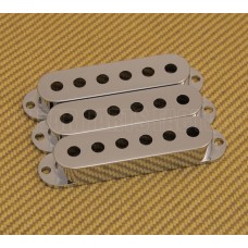 PC-0406-010 (3) Chrome Plastic Pickup Covers for Strat 52mm