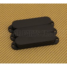 PC-0446-023 (3) Black-Closed- No Pole Hole Pickup Covers for Strat 