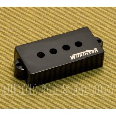 PC-WILK-P (1) Wilkinson Black Pickup Cover for P Precision Bass