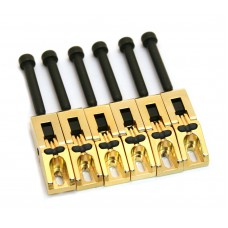 PG-0080-G6 Graph Tech String Saver Gold Saddles for Original Floyd Rose