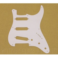 PG-0550-025 White 1-ply 8-hole Pickguard for '57 Fender Stratocaster/Strat