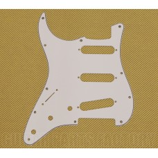 PG-0552-L35 Lefty left-Handed 3-Ply White Pickguard for Strat Stratocaster Guitar