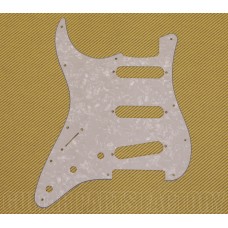 PG-0552-L55 Lefty White Pearloid Pickguard for Strat