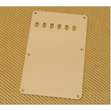 PG-0556-028 1-Ply Cream 6-Hole Back Plate Backplate Strat Stratocaster Guitar