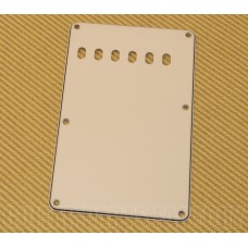 PG-0556-050 3-ply Parchment Strat Guitar Tremolo Spring Cover 6-Hole Back Plate