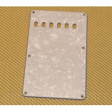 PG-0556-055 White Pearloid Back Plate/Tremolo Cover Fender Stratocaster/Strat 