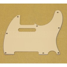 PG-0562-048 3-ply Standard Cream Pickguard for Tele