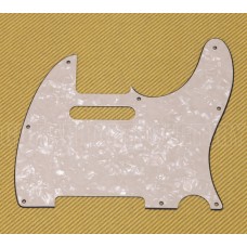 PG-0562-055 White Pearloid Pickguard for Tele