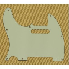 PG-0562-L24 Lefty Mint 3-Ply Tele Pickguard 8-Hole No Pickup Mounts