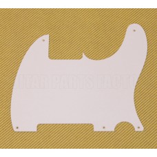 PG-0567-025 White Pickguard for Esquire Telecaster Guitar No Pickup Hole