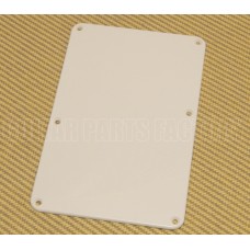 PG-0576-0OW  No Cut-Out 1-Ply Off-White Back Plate For Strat