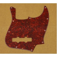 PG-0755-044 3-Ply Red Tortoise Jazz Bass Pickguard