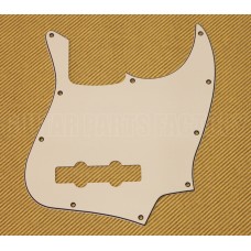 PG-0755-050 Parchment 3-Ply Jazz Bass Pickguard