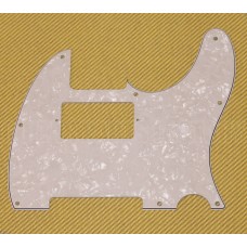 PG-9562-055 White Pearl 3-ply Humbucker Pickguard for Fender Telecaster/Tele