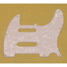 PG-9563-055 S-Cut White Pearloid Nashville Tele Pickguard for Fender Telecaster