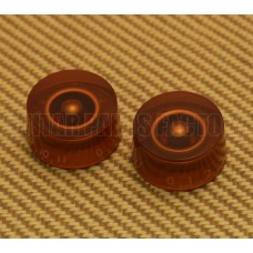 PK-0132-022 (2) Amber 0-11 Speed Knobs CTS Split Shaft Pots for USA Guitars