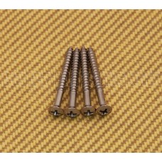 SCR-IN-C Chrome Short Neck Screws #8 x 1-1/2"