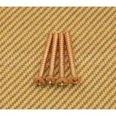 SCR-IN-G Gold Short Neck Screws #8 x 1-1/2"