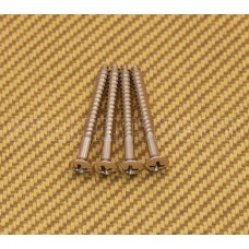 SCR-IN-N (4) Nickel Short Neck Screws #8 x 1-1/2"