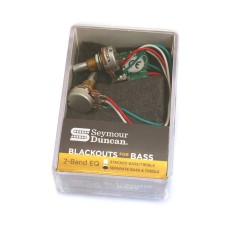 11993-04 Seymour Duncan Blackouts Active 2-Knob Bass Guitar Preamp 2 band EQ STC-2S-BO